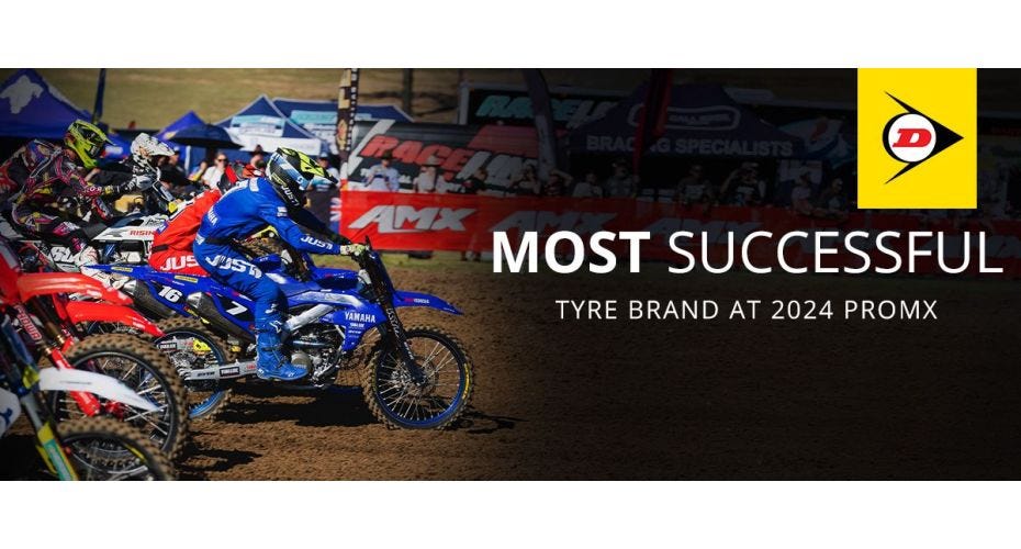 Dunlop - Most Successful Tyre Brand at 2024 ProMX