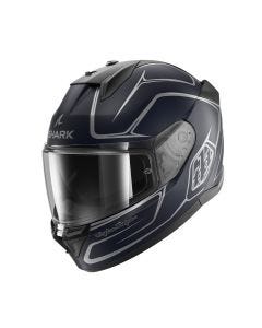 Shark D-Skwal 3 Drone Mat Helmet - Troy Lee Designs - Blue/Silver
