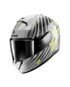 Shark Ridill 2 Assya Helmet - Silver/Anthracite/Yellow