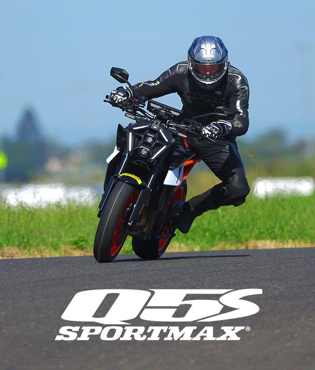Image of rider on a motorcycle